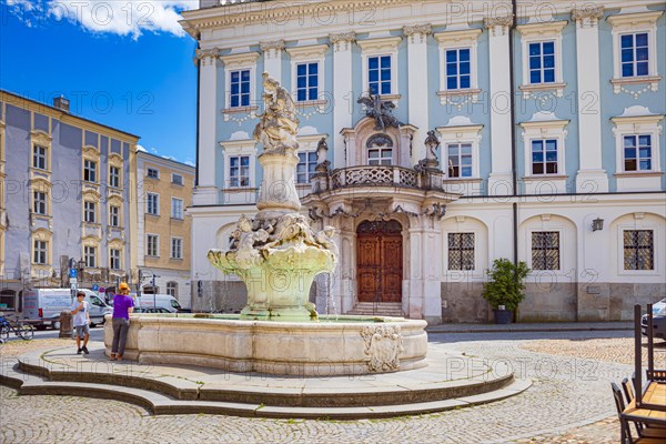 Residenzplatz and Prince Bishop's Residence in Passau