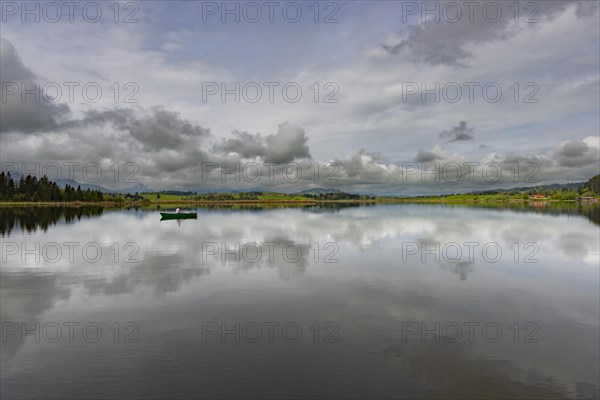 Rain clouds over the Hopfensee