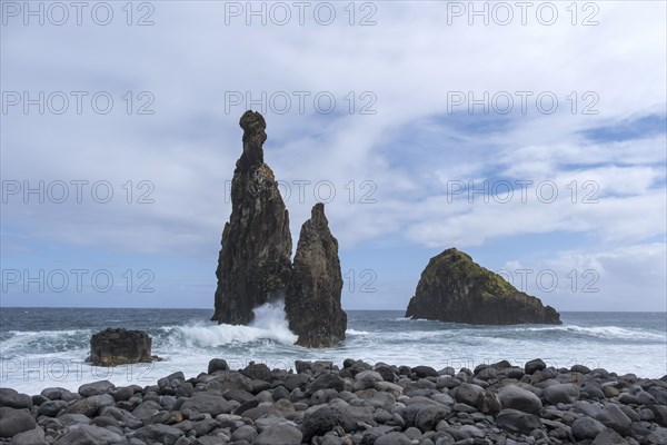 Volcanic rock formations