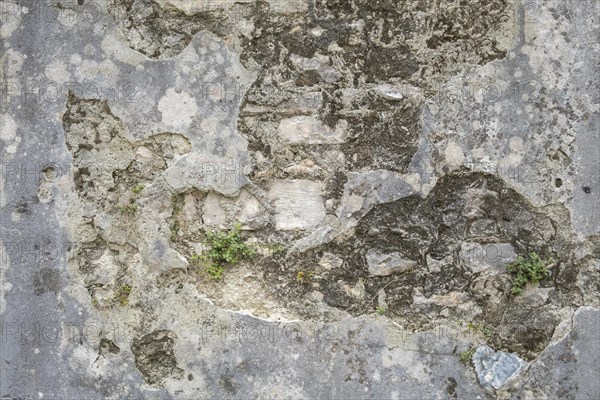 Weathered facade