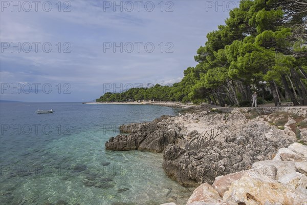 Rocky coast near Brela