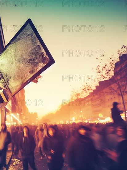 Activist crowd