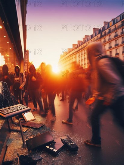 Activist crowd