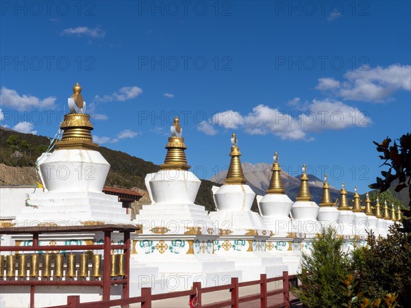 The 13 White Stupas of Deqin