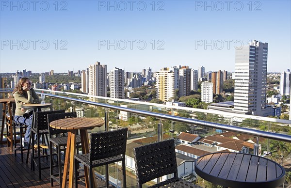 City view Iguazú from the roof terrace of the Viale Tower Hotel