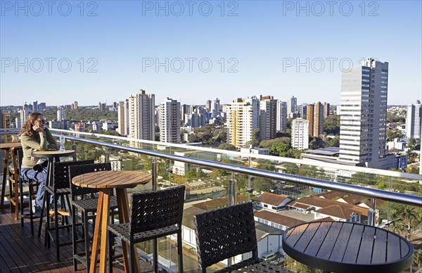 City view Iguazú from the roof terrace of the Viale Tower Hotel