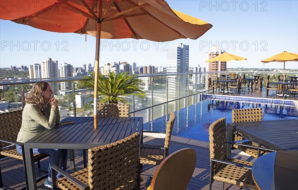 City view Iguazú from the roof terrace of the Viale Tower Hotel