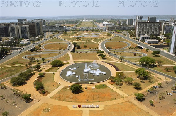 City view Brasilia from TV Tower