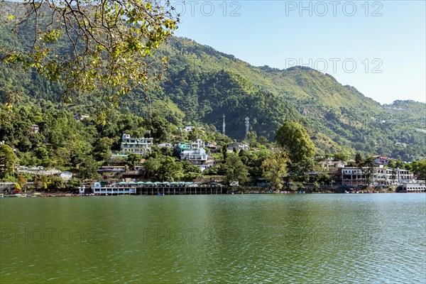 Bimtal lake view in Uttarakhand India