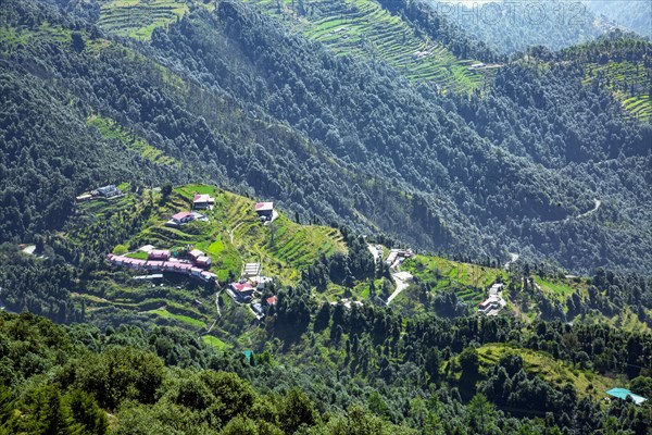 Saklana range hill view in Mussoorie