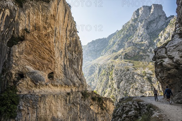 Hiking trail through the Cares Gorge