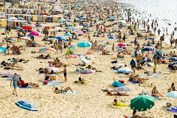 Full beach in August