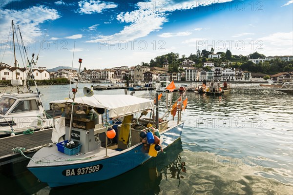 Fishing boats in the harbour