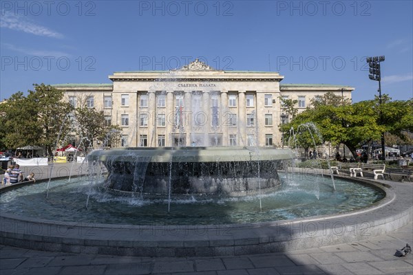 Freedom Square with the Palace of Justice