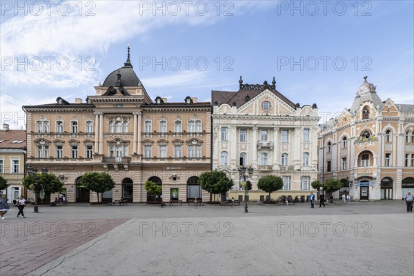 House facades on the main square