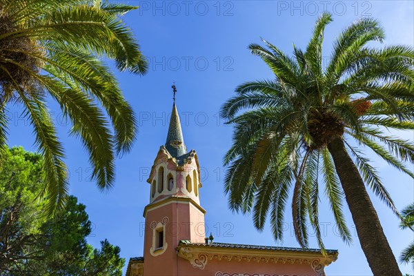 The Gaudi house museum in Park Guell in Barcelona