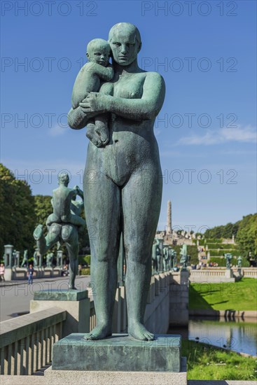 Mother-Child Sculpture by Gustav Vigeland