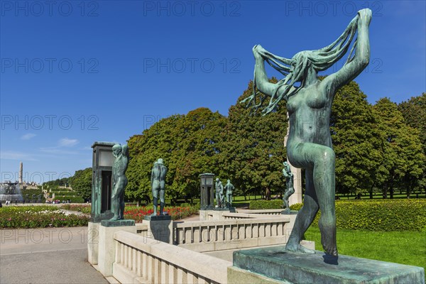 Sculpture of woman by Gustav Vigeland
