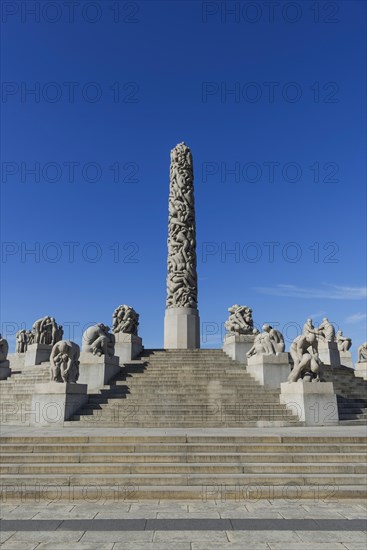 Monolith Sculpture by Gustav Vigeland