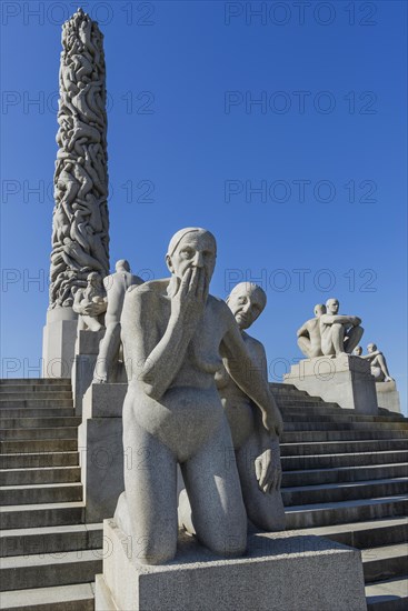 Monolith Sculpture by Gustav Vigeland