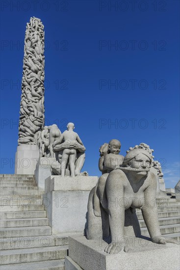 Monolith Sculpture by Gustav Vigeland