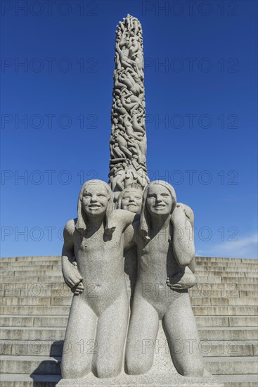 Monolith Sculpture by Gustav Vigeland