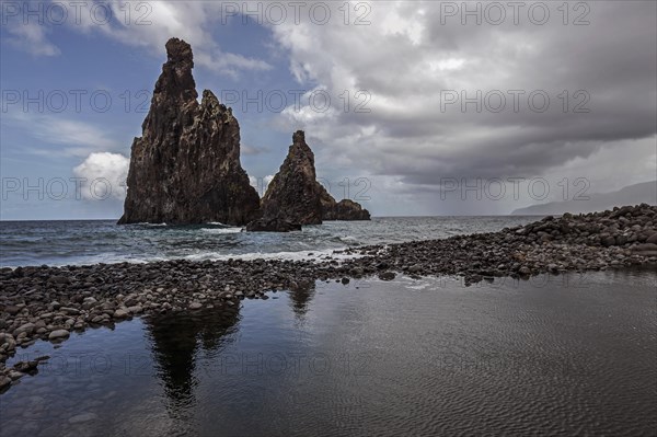 Volcanic rock formations