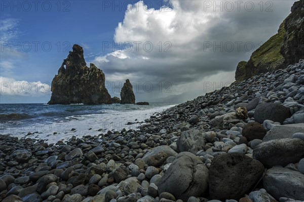 Volcanic rock formations