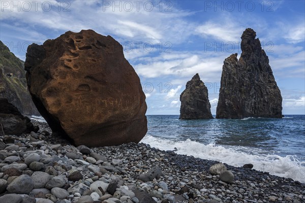 Volcanic rock formations