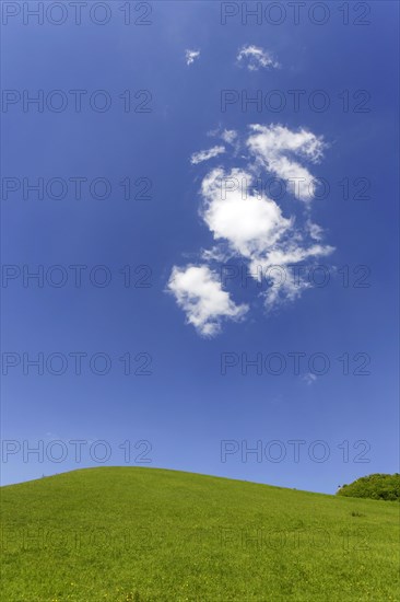 Hill on the Albtrauf with cloud