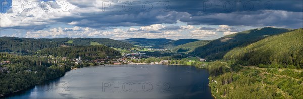 Landscape with Titisee in the Black Forest