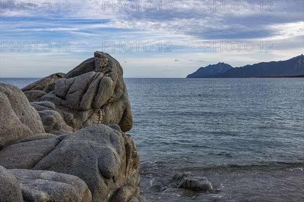 Rock formations on the beach