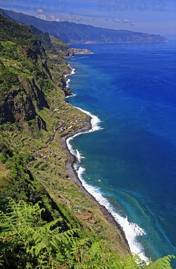 View along the north coast