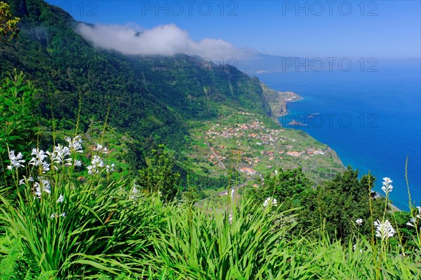 View from the viewpoint Miradouro da Beira da Quinta on Sao Jorge