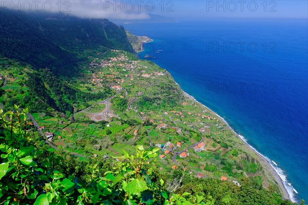 View from the viewpoint Miradouro da Beira da Quinta to Sao Jorge