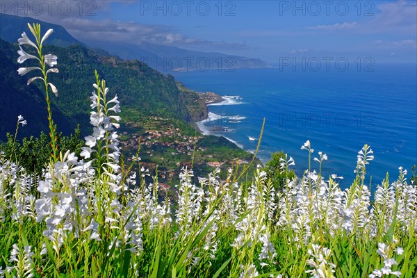 View from the viewpoint Miradouro da Beira da Quinta on Sao Jorge