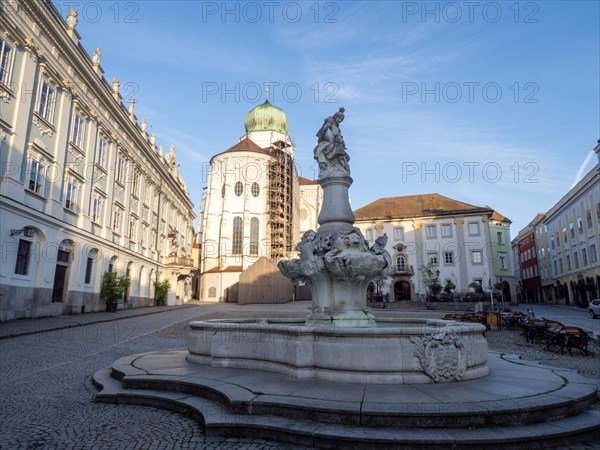 Residenzplatz with Wittelsbacher fountain