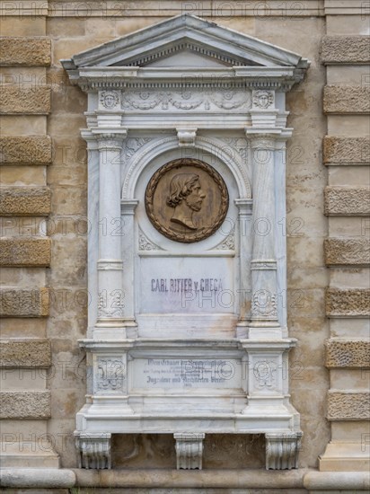 Monument to Carl Ritter von Ghega at Semmering railway station