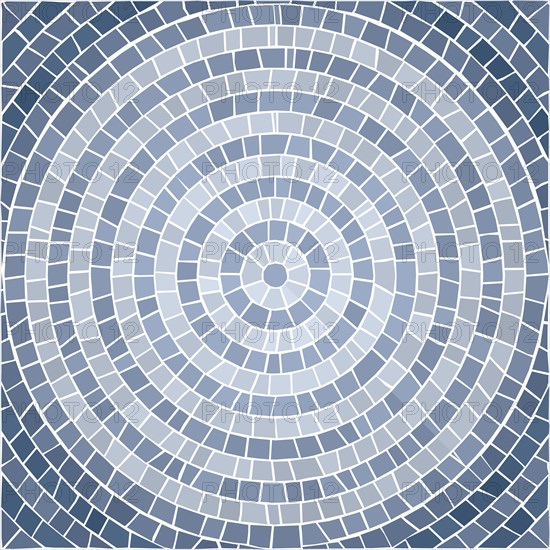 Mosaic tile vector template