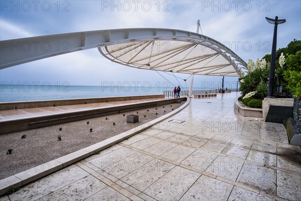 Beach promenade Grado