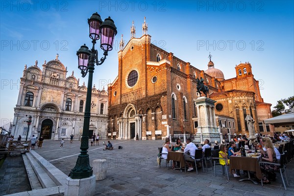 Restaurant in front of Basilica Santi Giovanni e Paolo