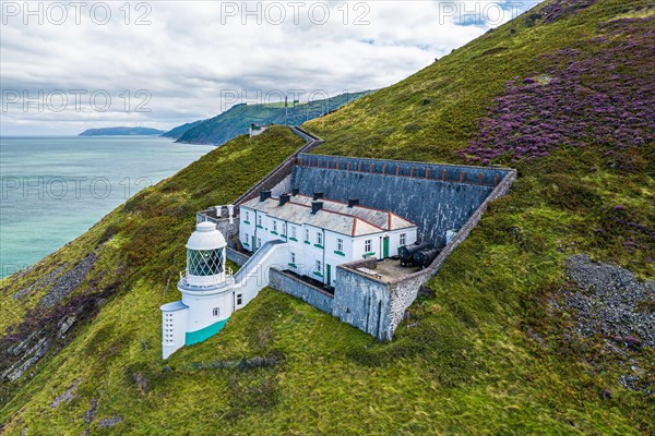 The Lighthouse Keepers Cottage from a drone