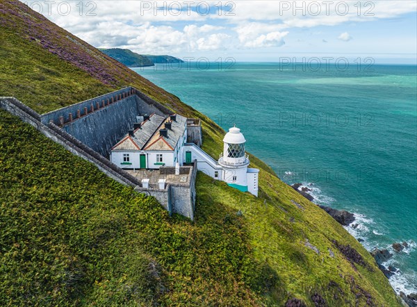 The Lighthouse Keepers Cottage from a drone