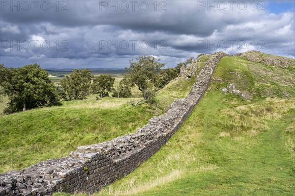 Hadrian's Wall at Walltown Crags