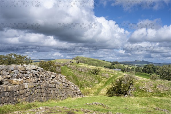 Hadrian's Wall at Walltown Crags