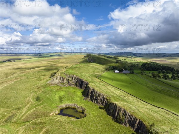 Aerial view of Walltown Quarry