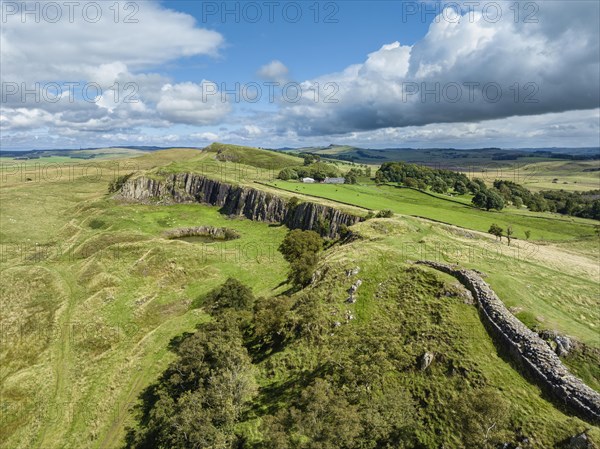 Aerial view of Walltown Quarry