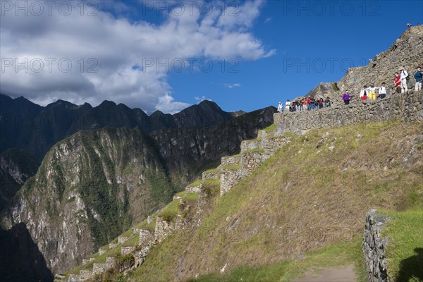 A view of Machu Picchu ruins