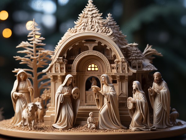 Christmas nativity scene