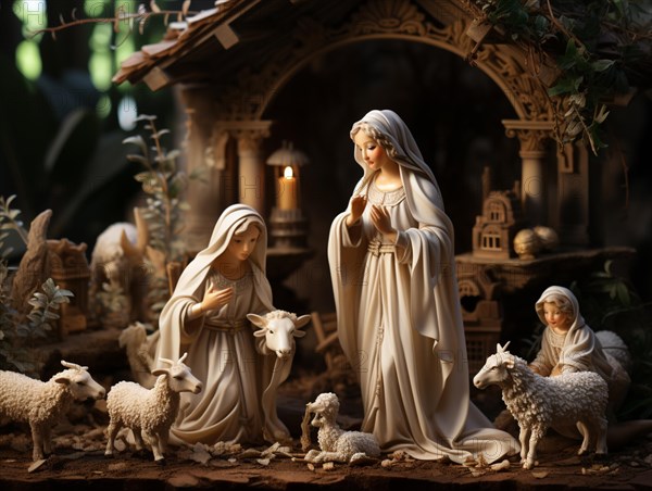 Christmas nativity scene